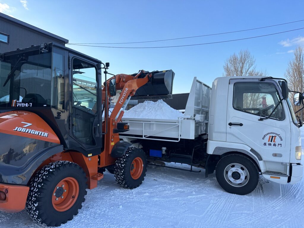 札幌市の排雪作業