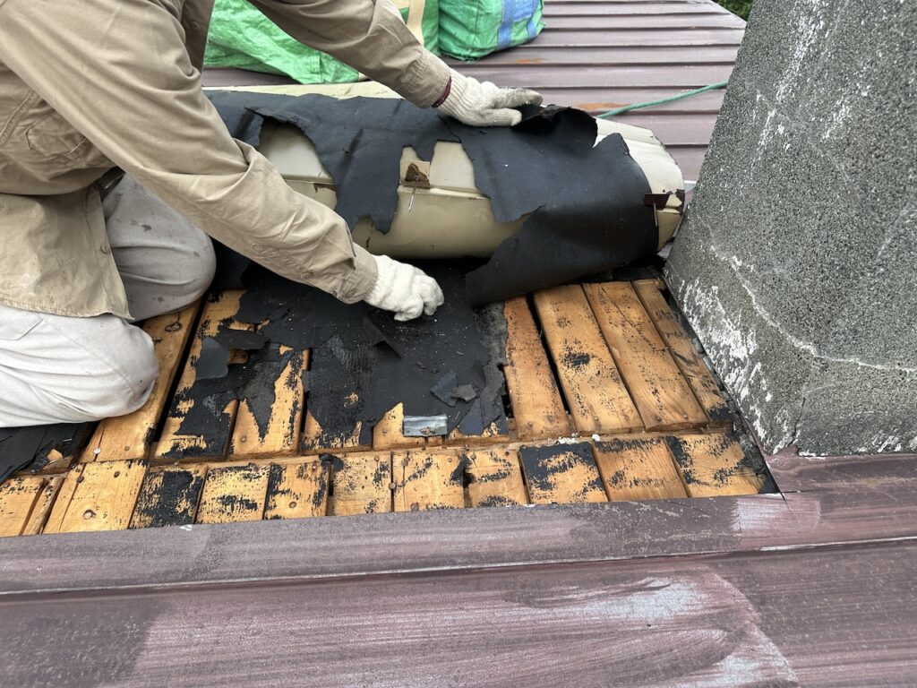 札幌市北区S様邸雨漏り修理