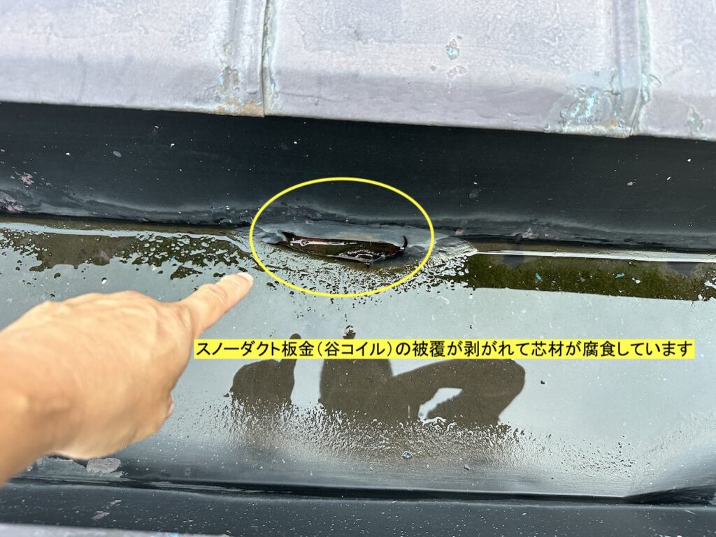 スノーダクト雨漏り原因