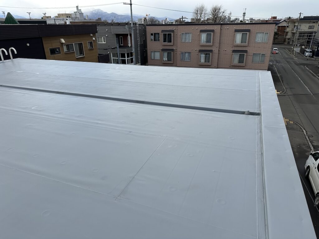 屋根防水工事完了