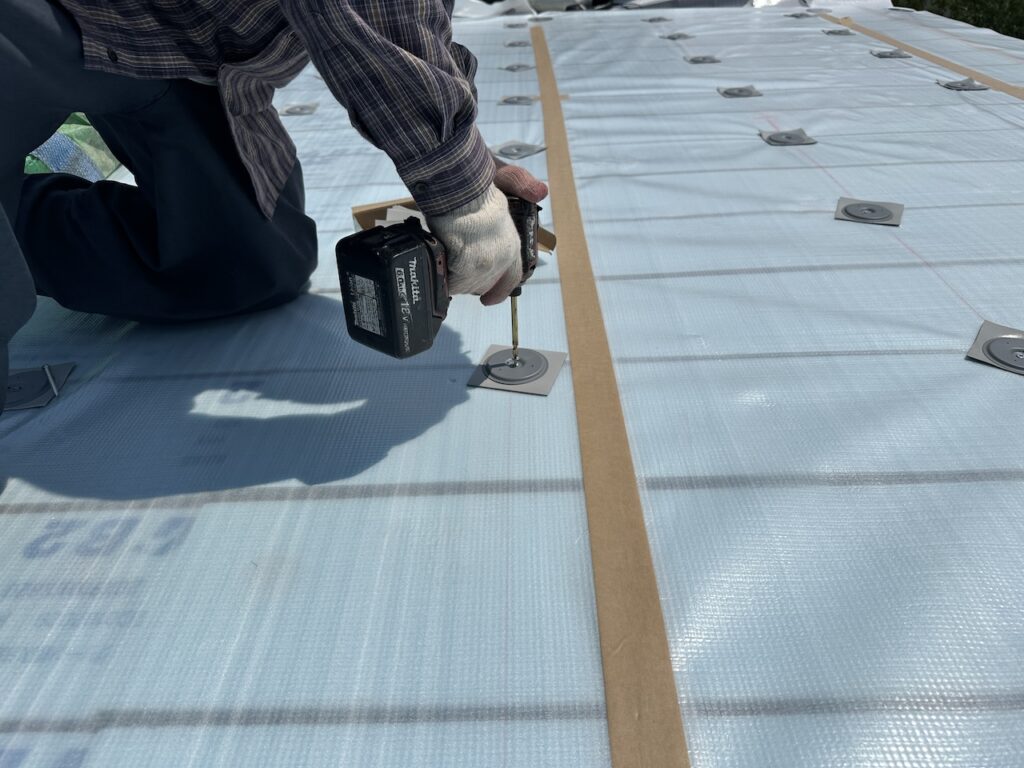 屋根のシート防水の下地