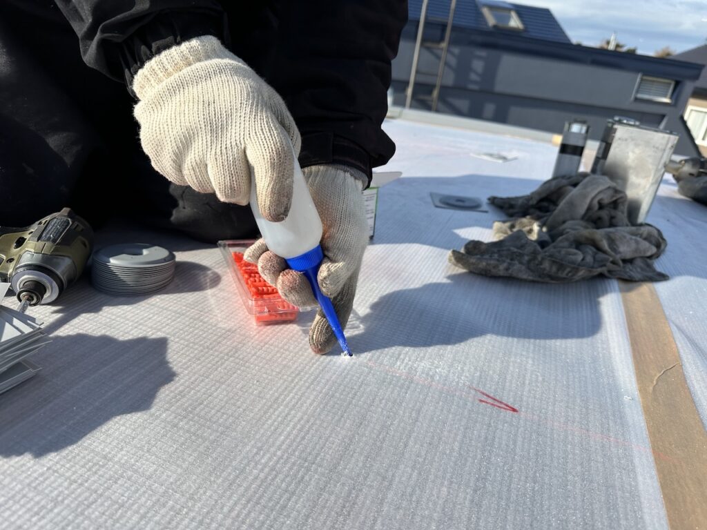 セキスイハイムシート防水屋根工事