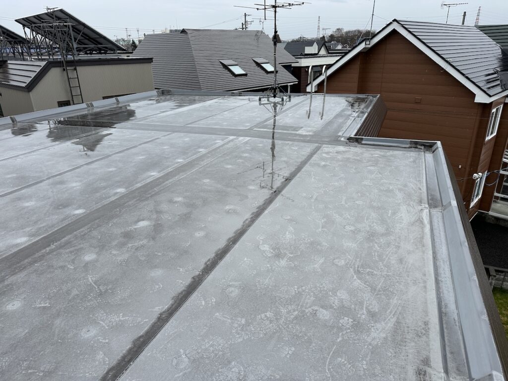 札幌市北区セキスイハイム屋根シート防水工事