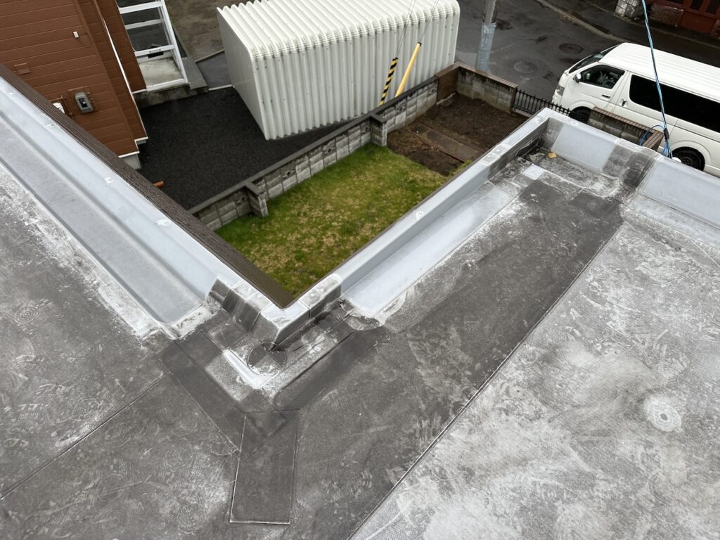 札幌市北区セキスイハイム屋根シート防水工事