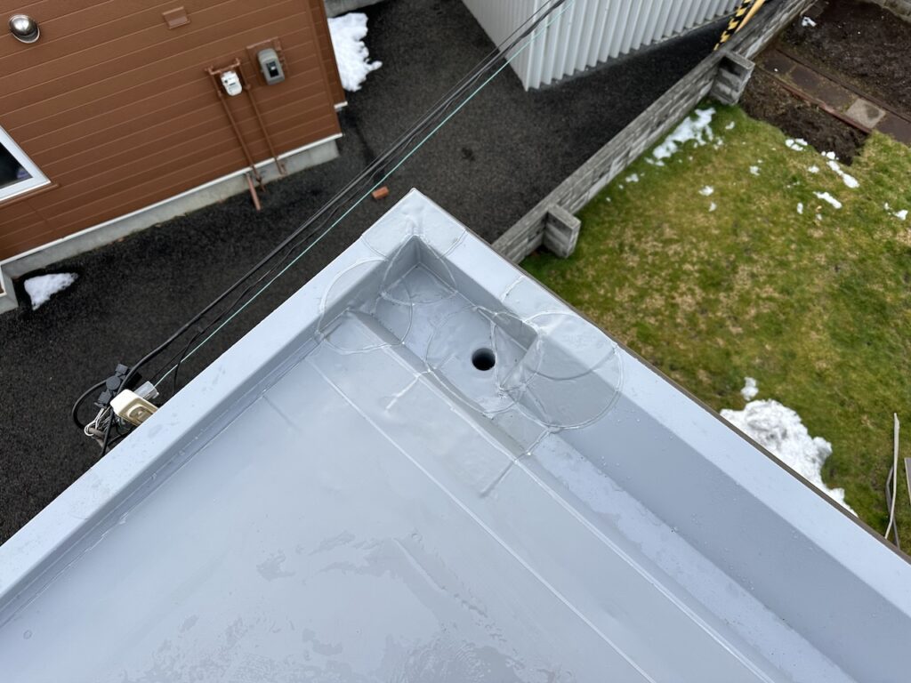 セキスイハイム屋根排水ドレン周り