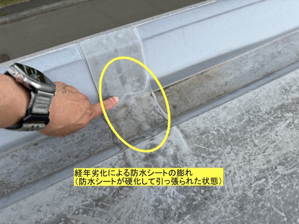 札幌市近郊セキスイハイム防水の不具合