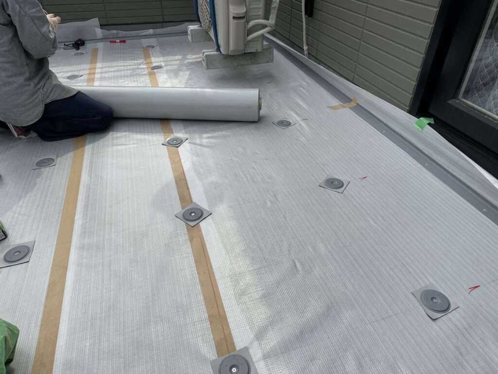 積水ハウスバルコニー防水工事