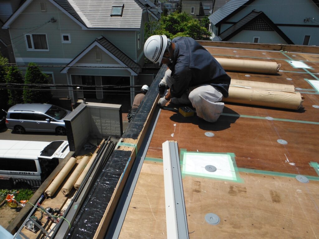 セキスイツーユーの屋根工事の写真