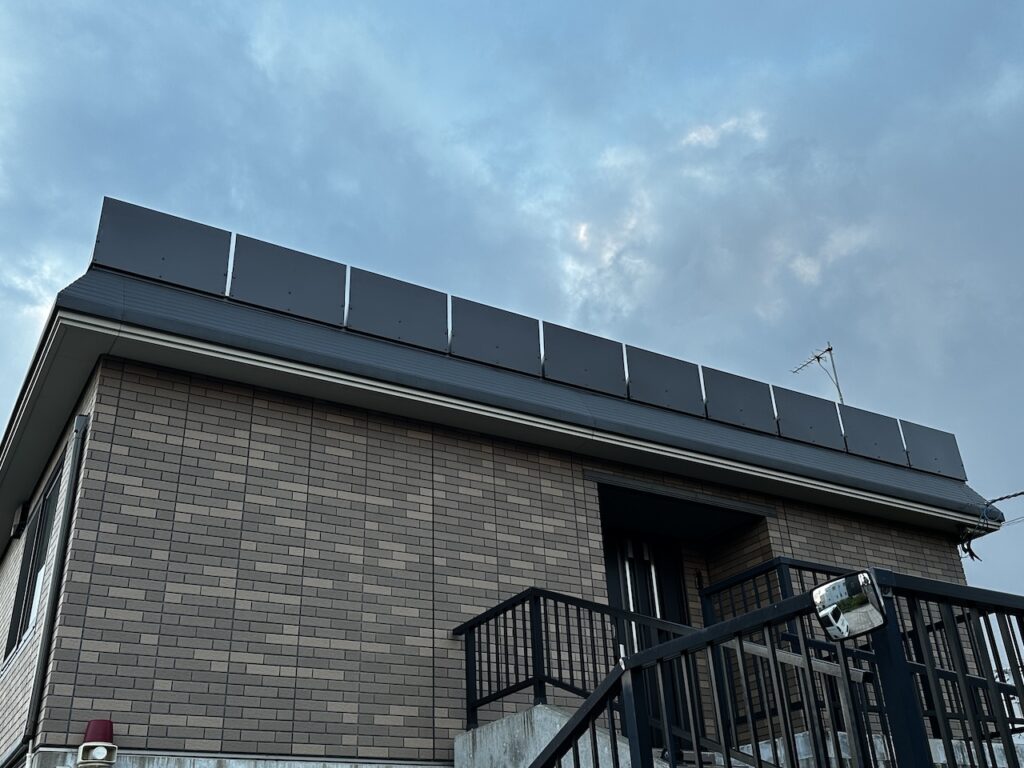 セキスイハイム雪庇対策工事施工後