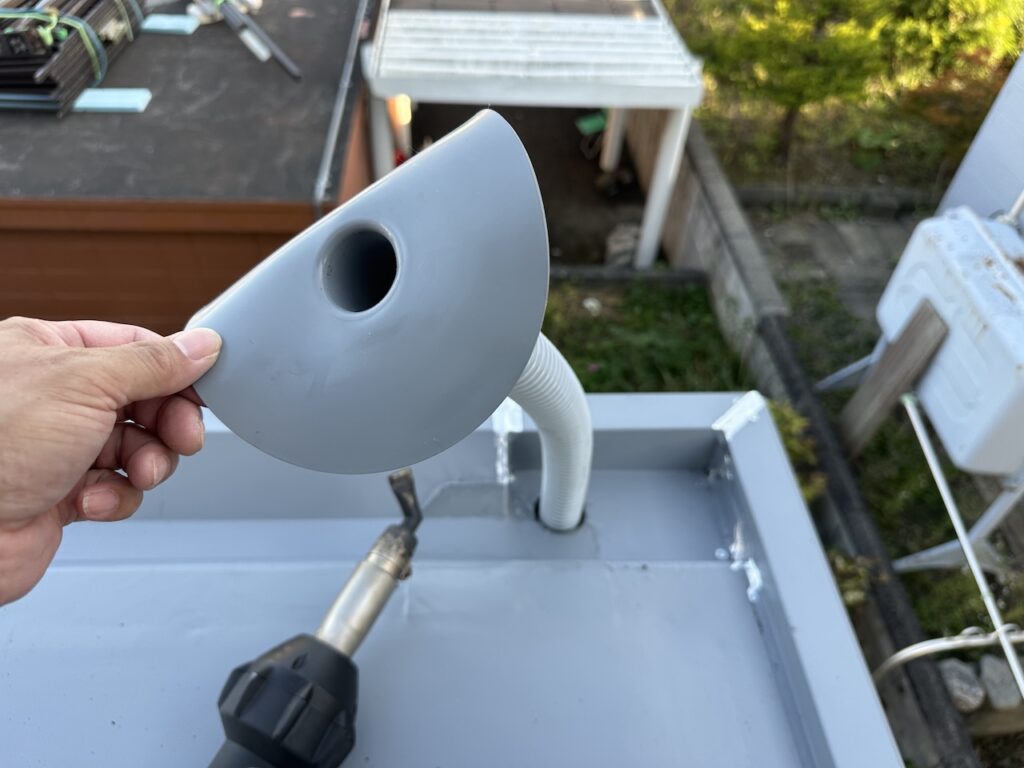 セキスイハイム排水ドレン納め