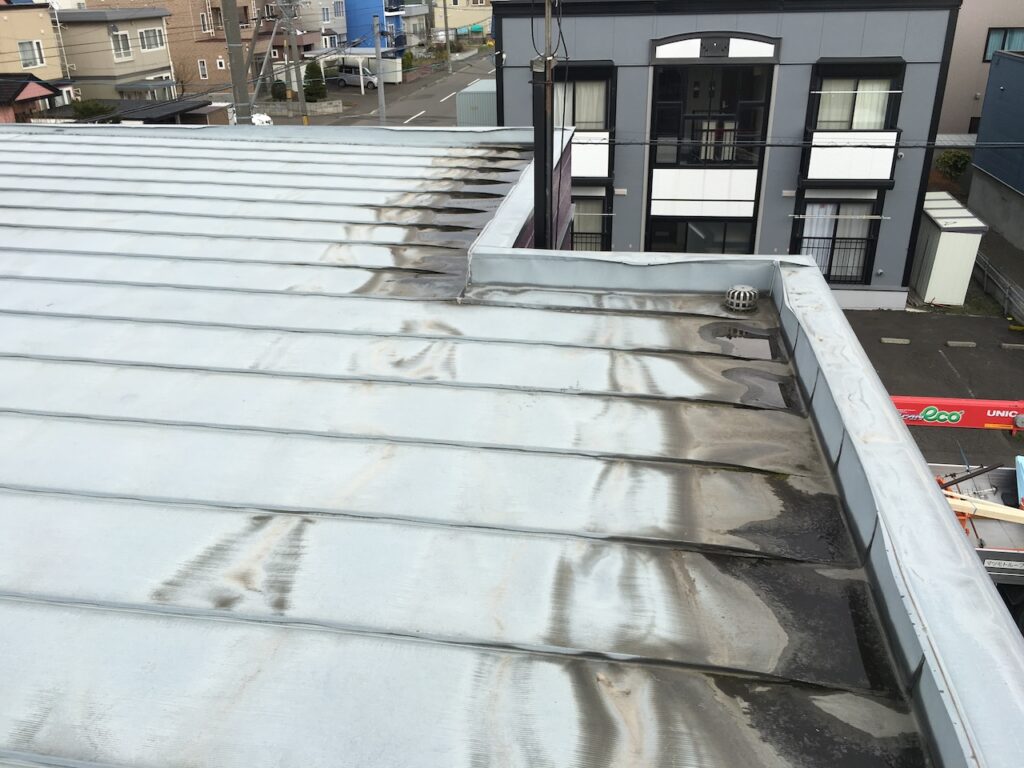 セキスイハイムステンレス防水のリフォーム工事前の画像