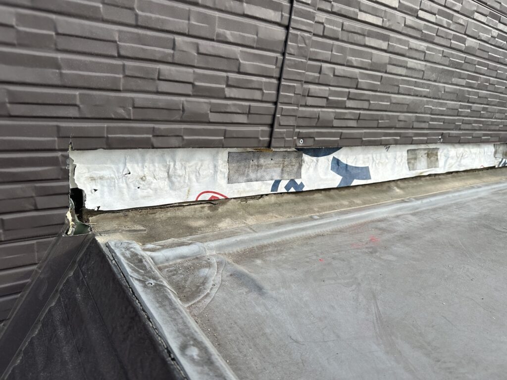 セキスイハイム外壁取り合い納め