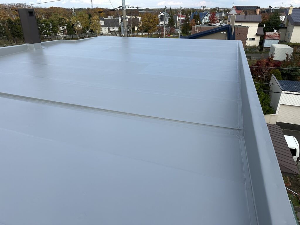 スノーダクト屋根リフォーム工事後の写真 北広島市W様邸