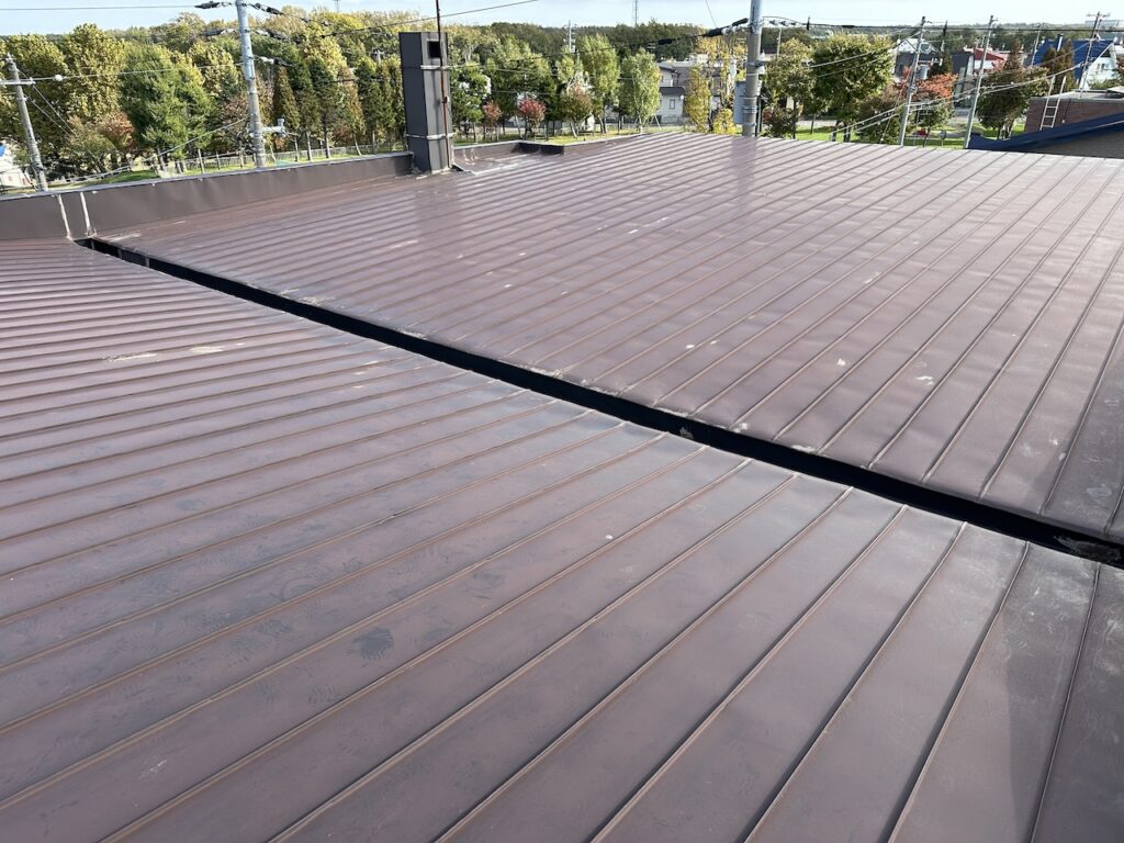 スノーダクト屋根リフォーム工事前の写真 北広島市W様邸