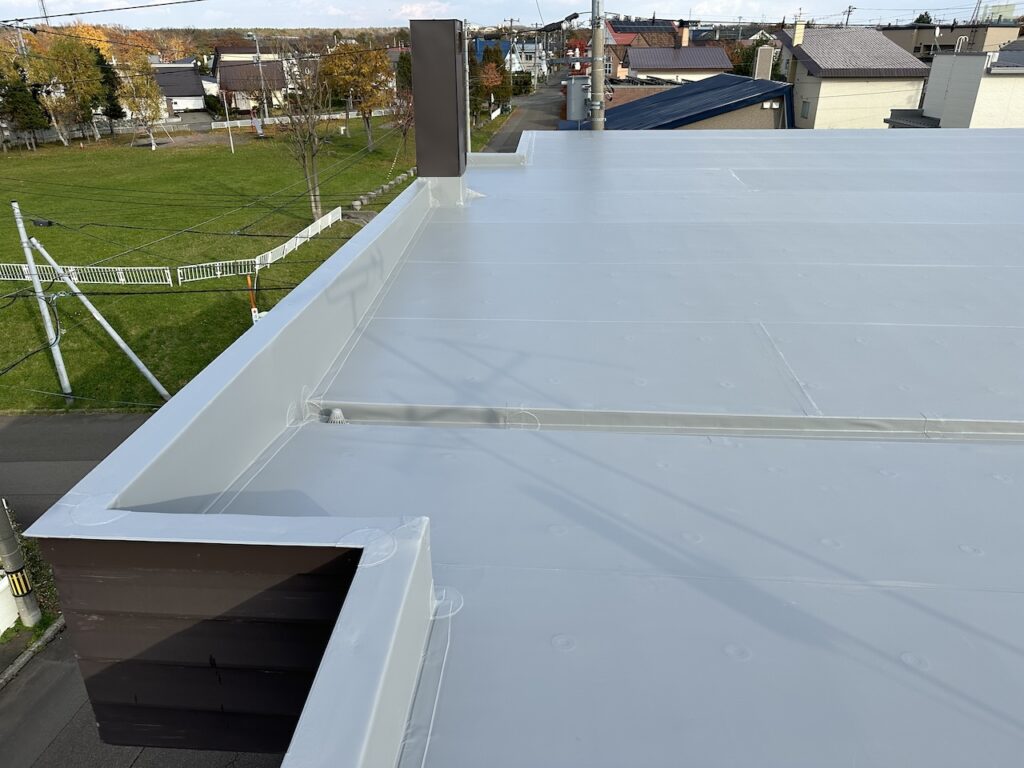 スノーダクト屋根リフォーム工事後の写真 北広島市W様邸
