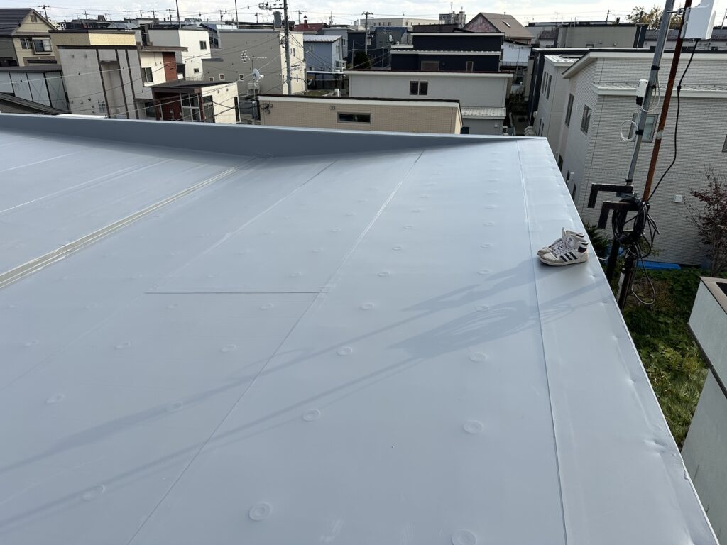 スノーダクト屋根リフォーム工事後の写真 北広島市W様邸