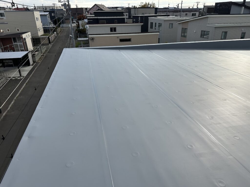 スノーダクト屋根リフォーム工事後の写真 北広島市W様邸