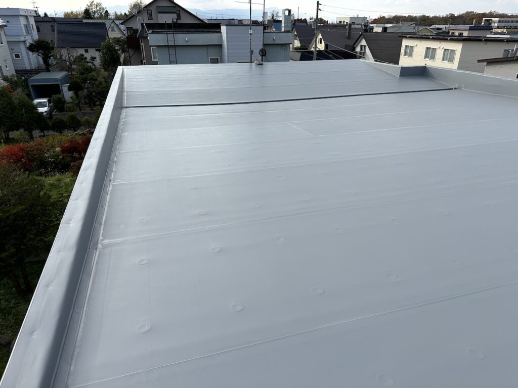 スノーダクト屋根リフォーム工事後の写真 北広島市W様邸