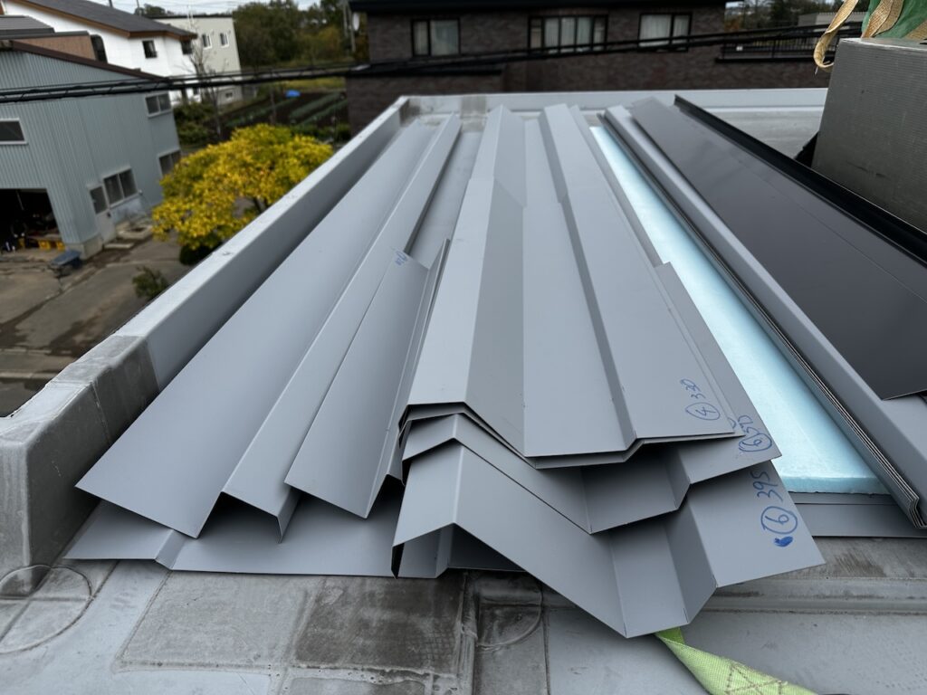 セキスイハイムの部材を自社加工(札幌市)