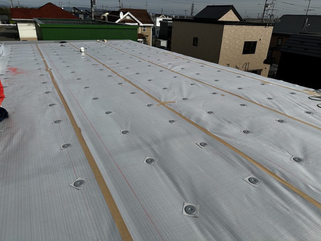 セキスイハイム防水工事(下地の完成)