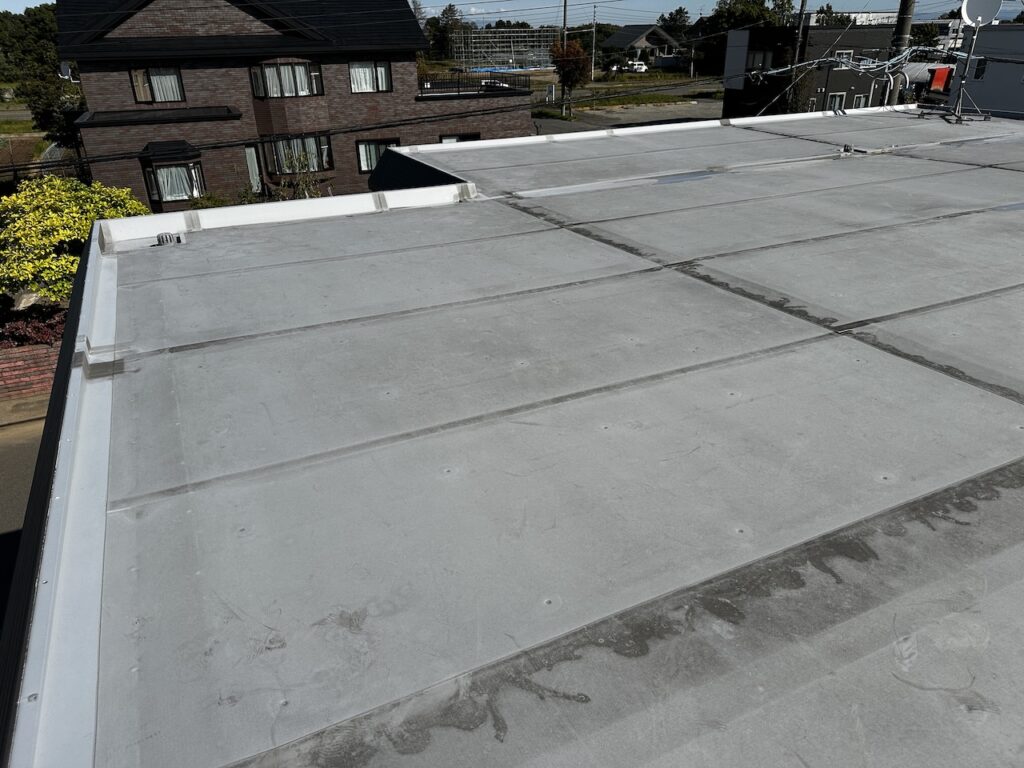 札幌市近郊I様邸セキスイハイム屋根防水リフォーム施工前
