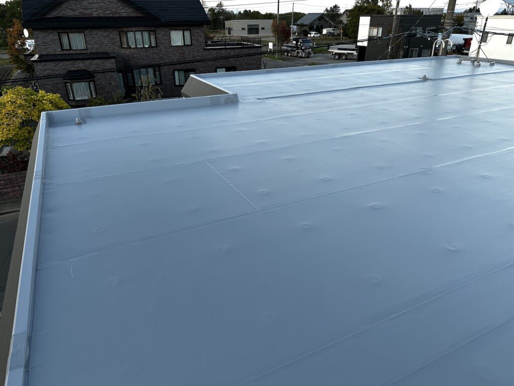 札幌市近郊I様邸セキスイハイム屋根防水リフォーム施工後