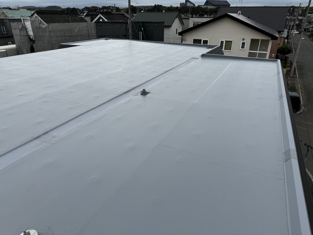 札幌市近郊I様邸セキスイハイム屋根防水リフォーム施工後