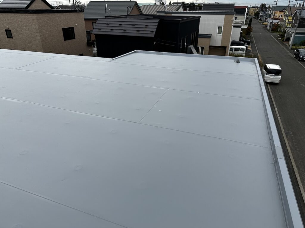 札幌市近郊I様邸セキスイハイム屋根防水リフォーム施工後