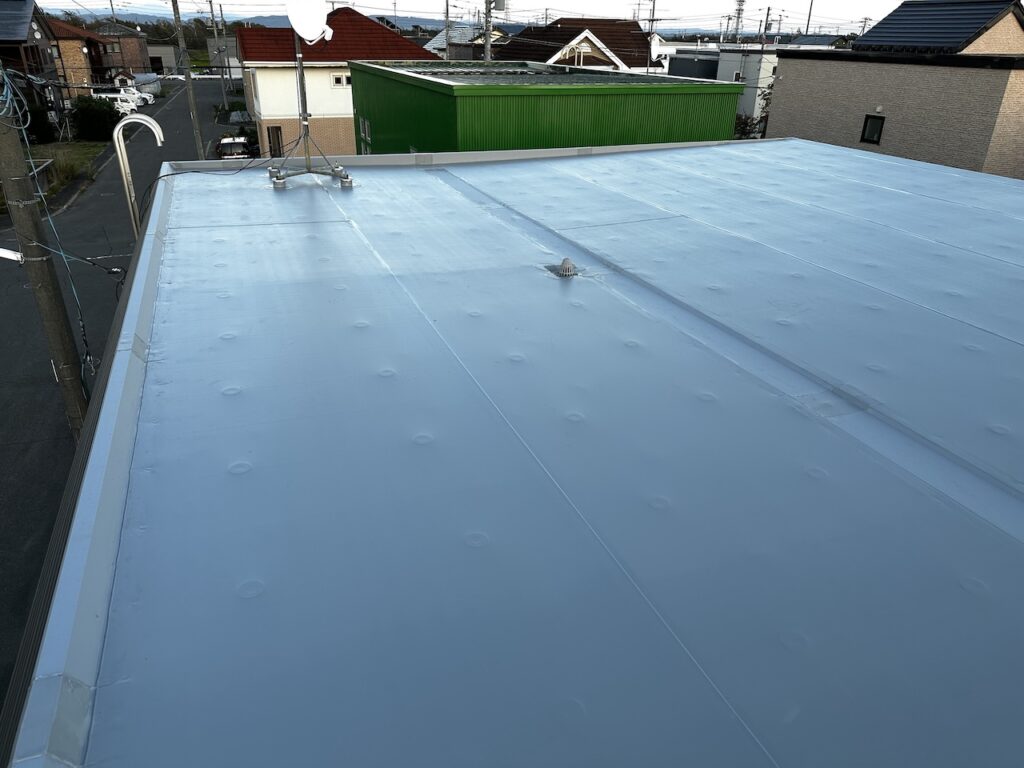 札幌市近郊I様邸セキスイハイム屋根防水リフォーム施工後
