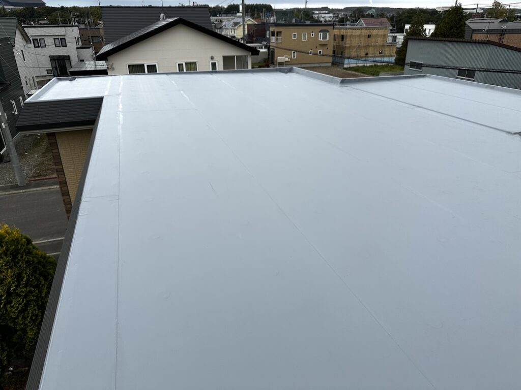 札幌市近郊I様邸セキスイハイム屋根防水リフォーム施工後