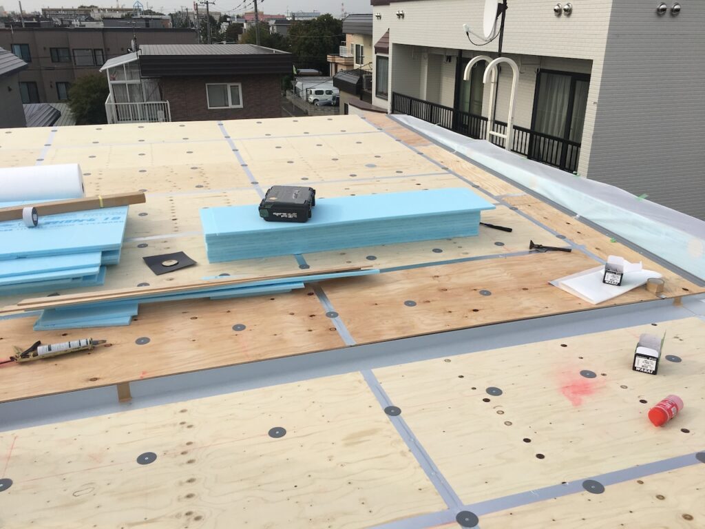 札幌市東区屋根リフォーム工事（天体観測用屋根の改造）