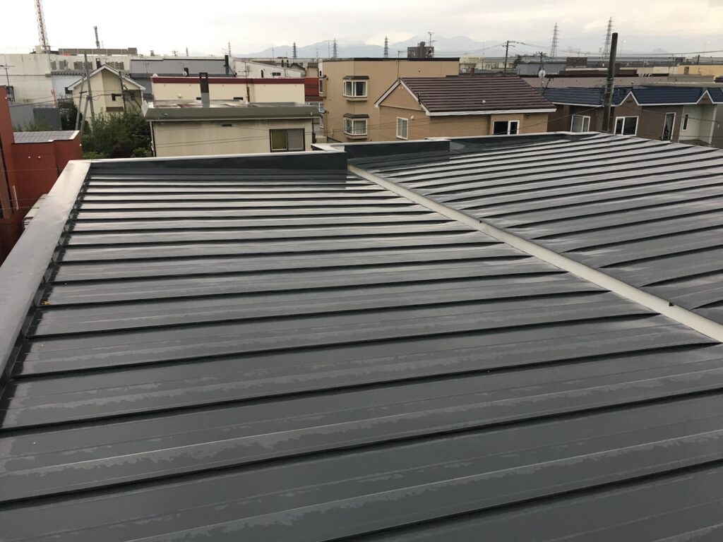 スライドルーフ屋根リフォーム工事前の写真 札幌市T様邸