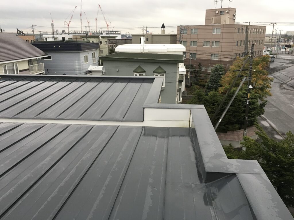 スライドルーフ屋根リフォーム工事前の写真 札幌市T様邸