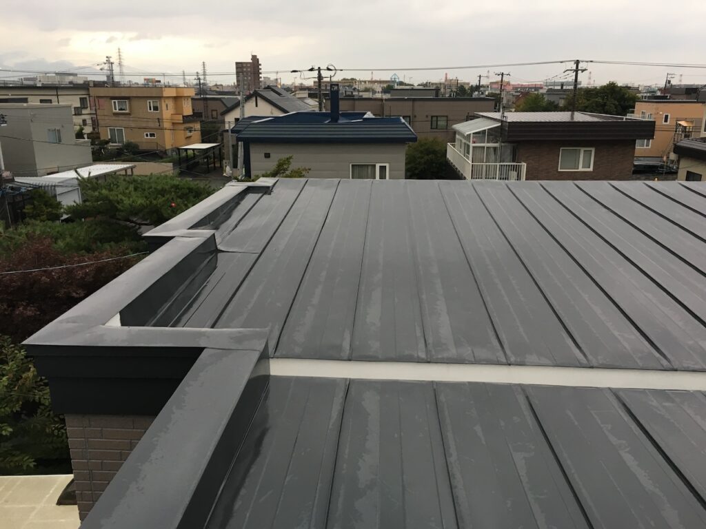 スライドルーフ屋根リフォーム工事前の写真 札幌市T様邸