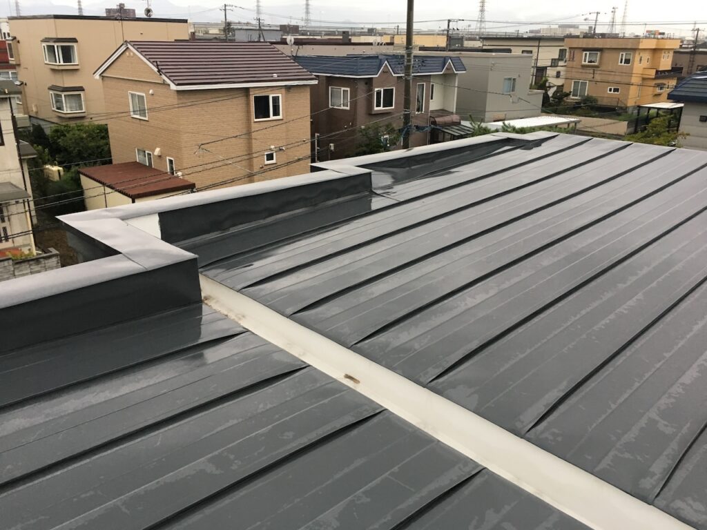 スライドルーフ屋根リフォーム工事前の写真 札幌市T様邸