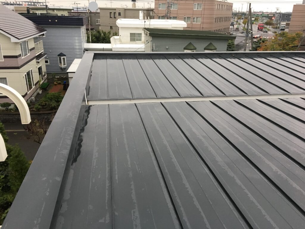 スライドルーフ屋根リフォーム工事前の写真 札幌市T様邸