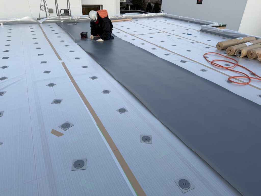 積水ハウスの屋根防水リフォーム工事(江別市)