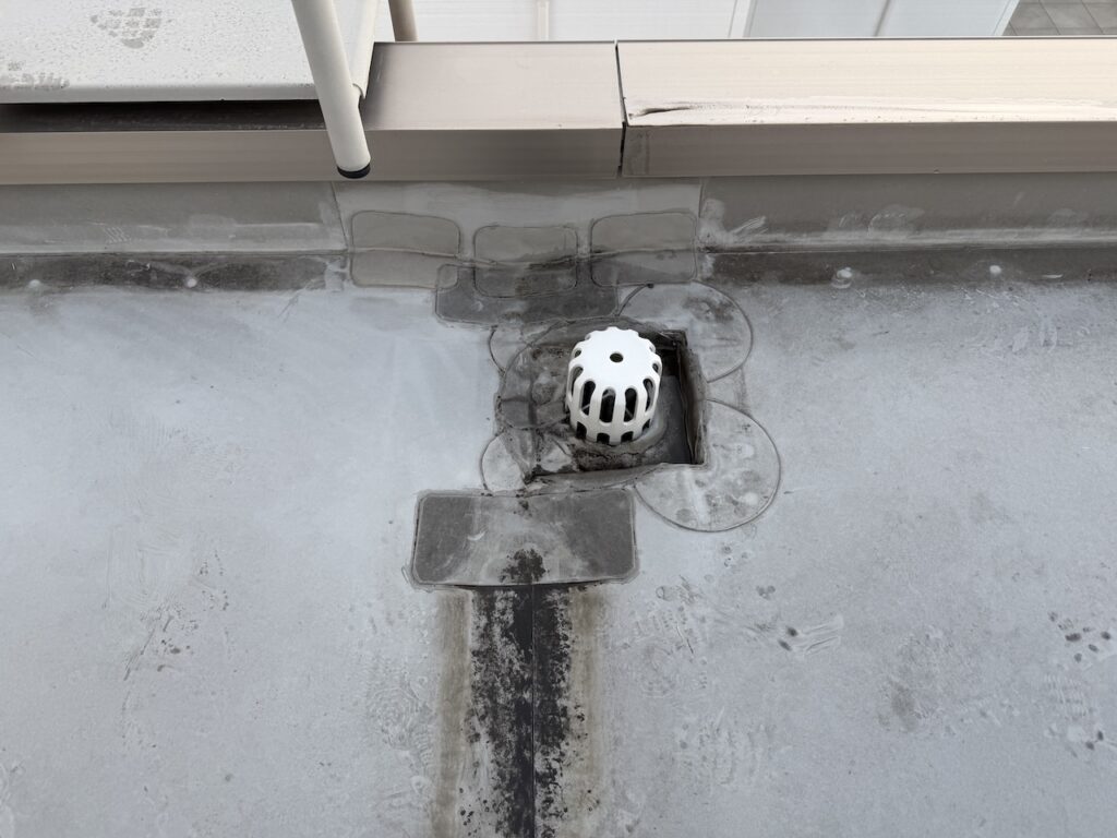 積水ハウス屋根防水リフォーム工事 江別市T様邸工事前の状態