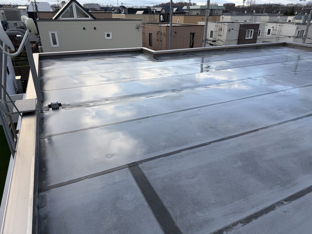 積水ハウス屋根防水リフォーム工事 江別市T様邸工事前の状態