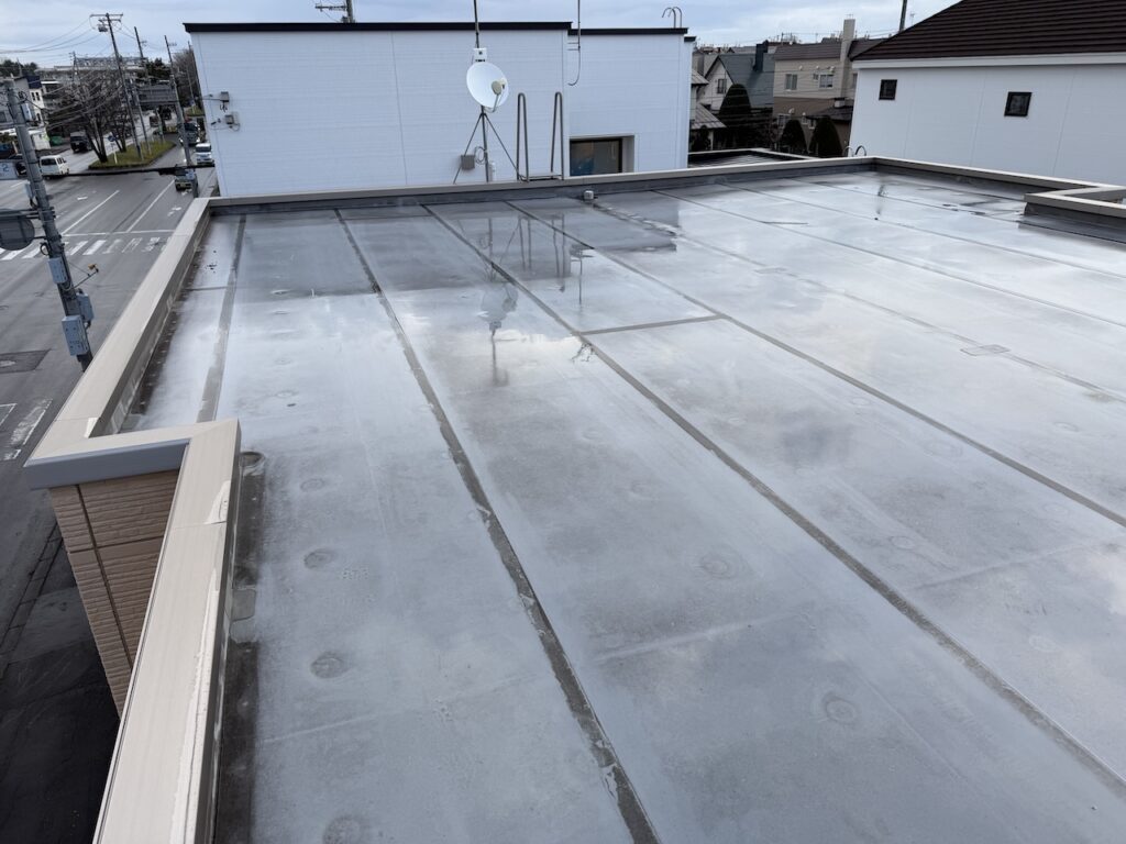 積水ハウス屋根防水リフォーム工事 江別市T様邸工事前の状態