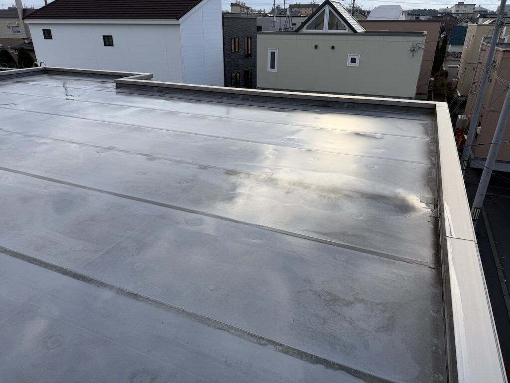 積水ハウス屋根防水リフォーム工事 江別市T様邸工事前の状態