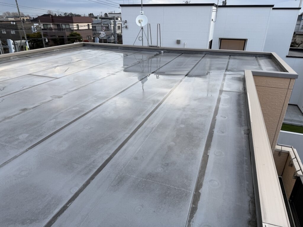 積水ハウス屋根防水リフォーム工事 江別市T様邸工事前の状態