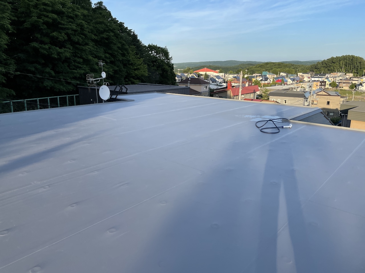 札幌市南区K様邸セキスイハイム屋根防水リフォーム施工後