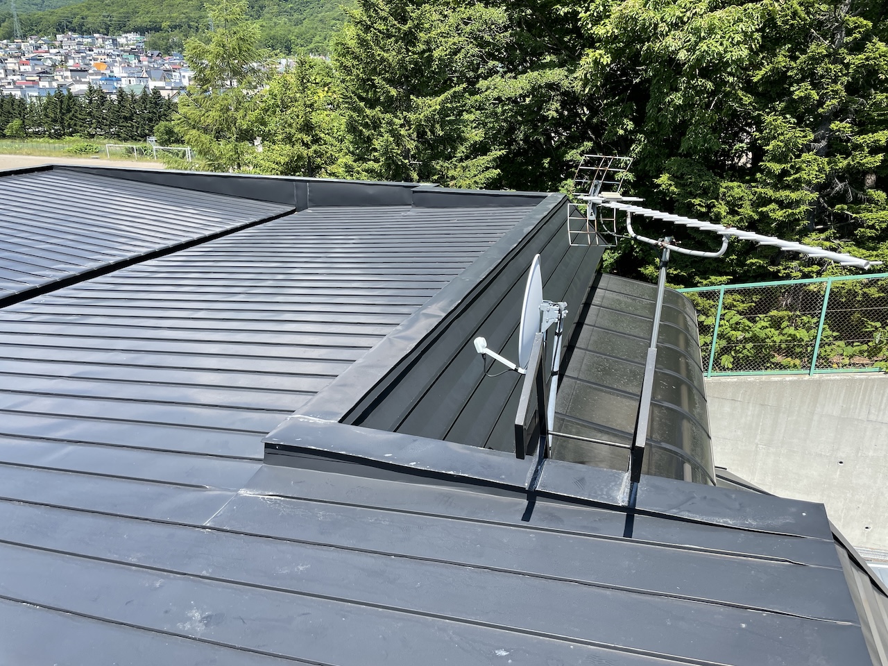 札幌市南区K様邸セキスイハイム屋根防水リフォーム施工前