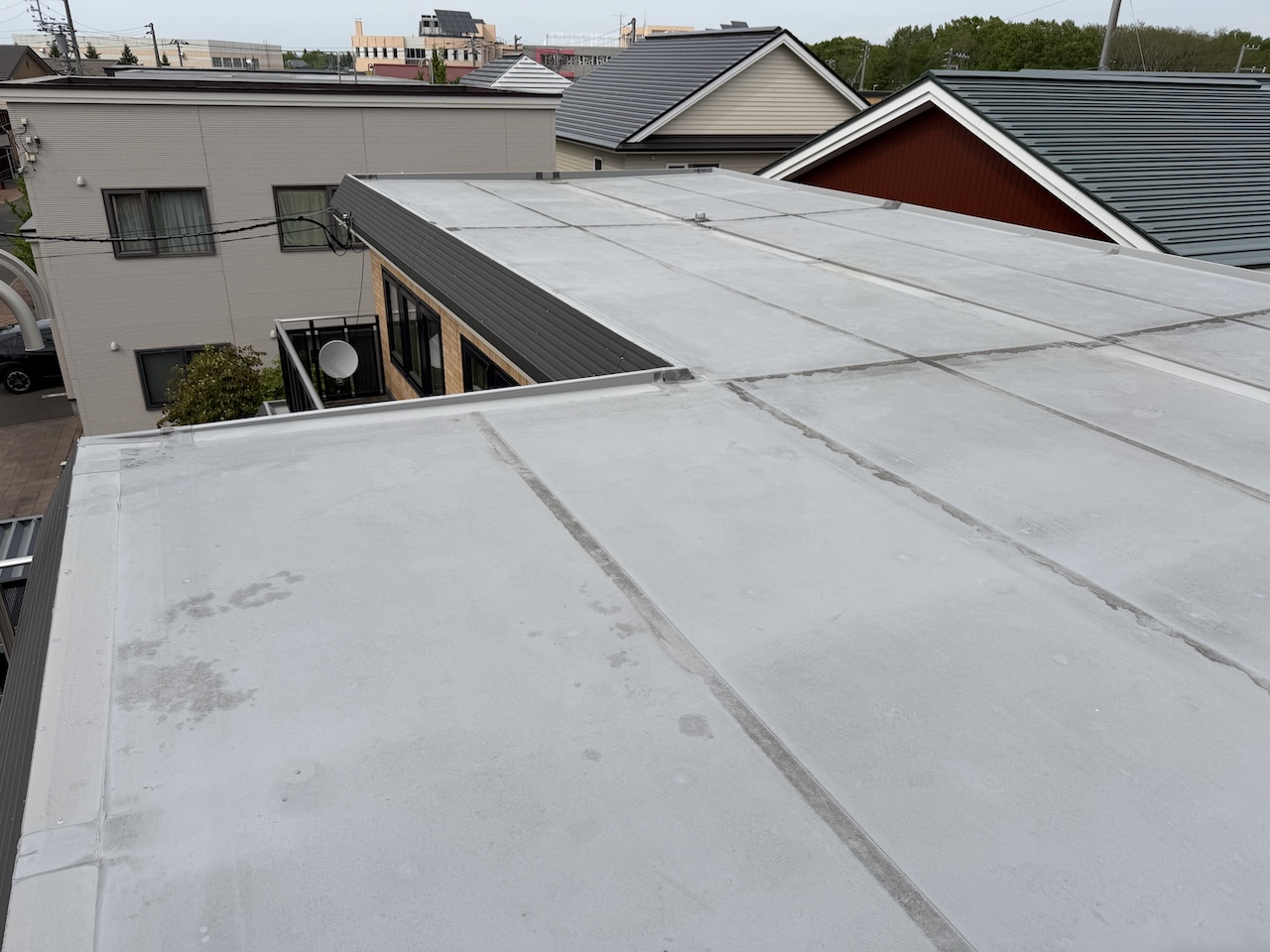 札幌市セキスイハイム屋根防水リフォーム施工前