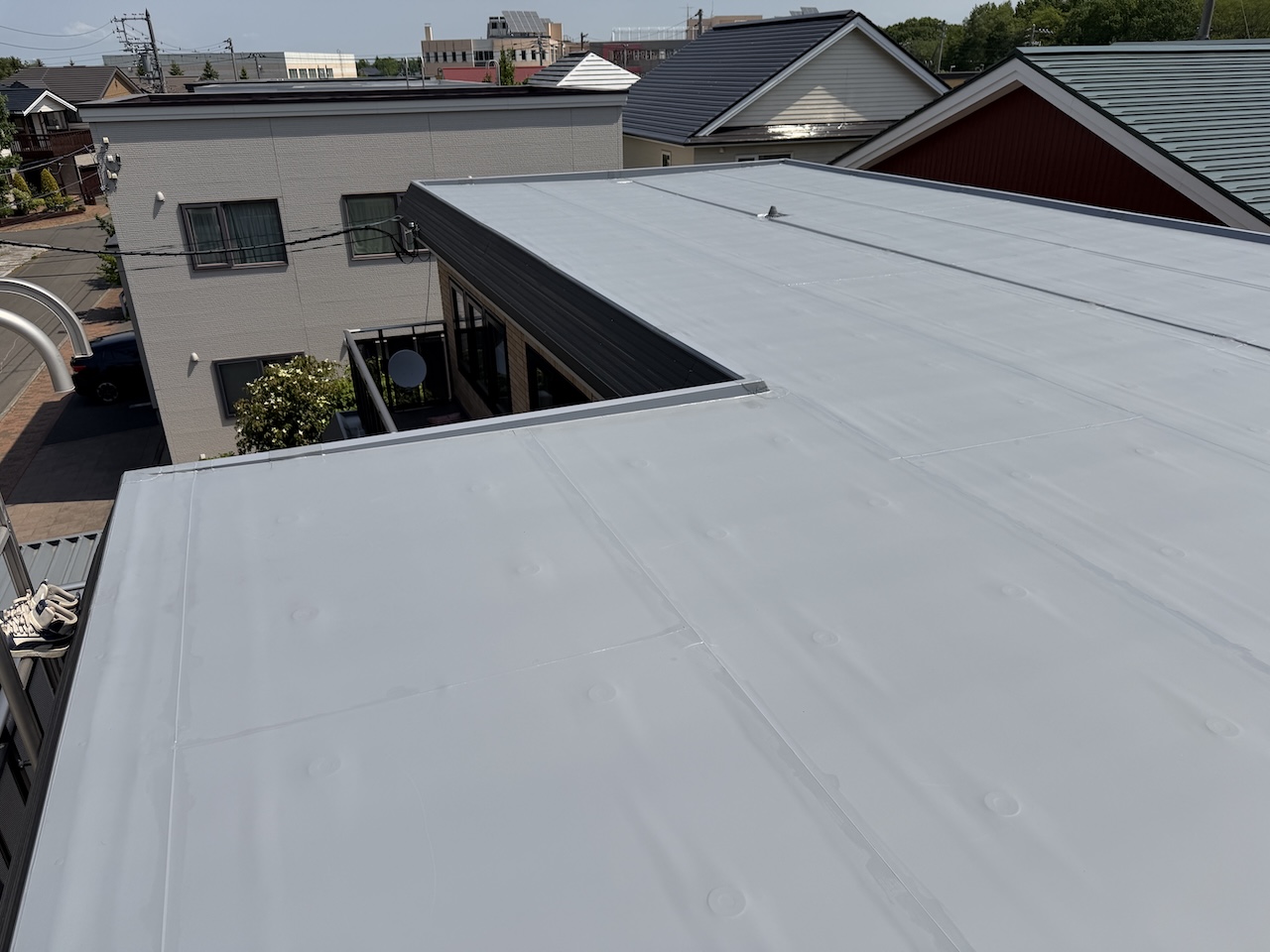 札幌市セキスイハイム屋根防水リフォーム施工後