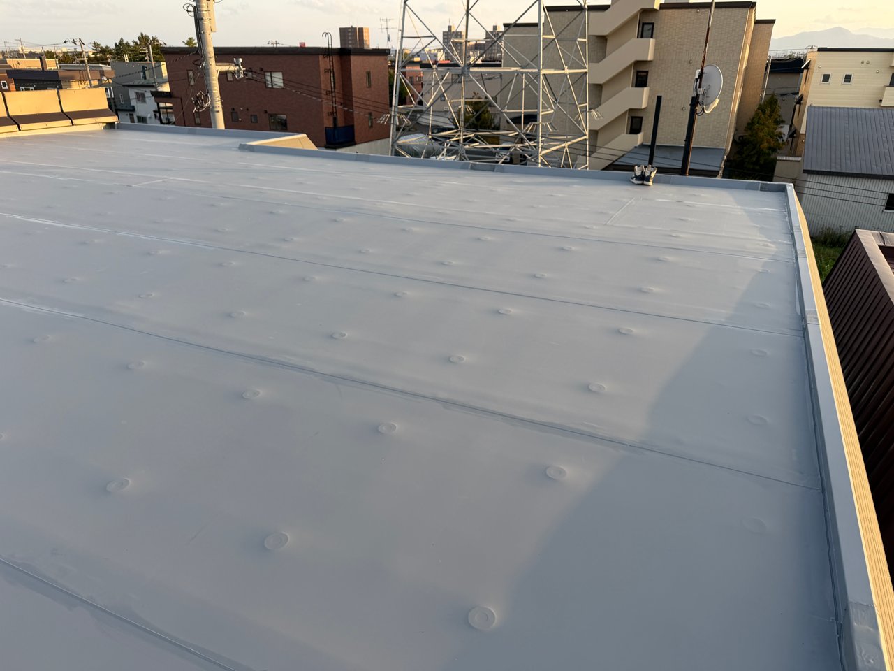 本屋の防水仕上がり 施工後
