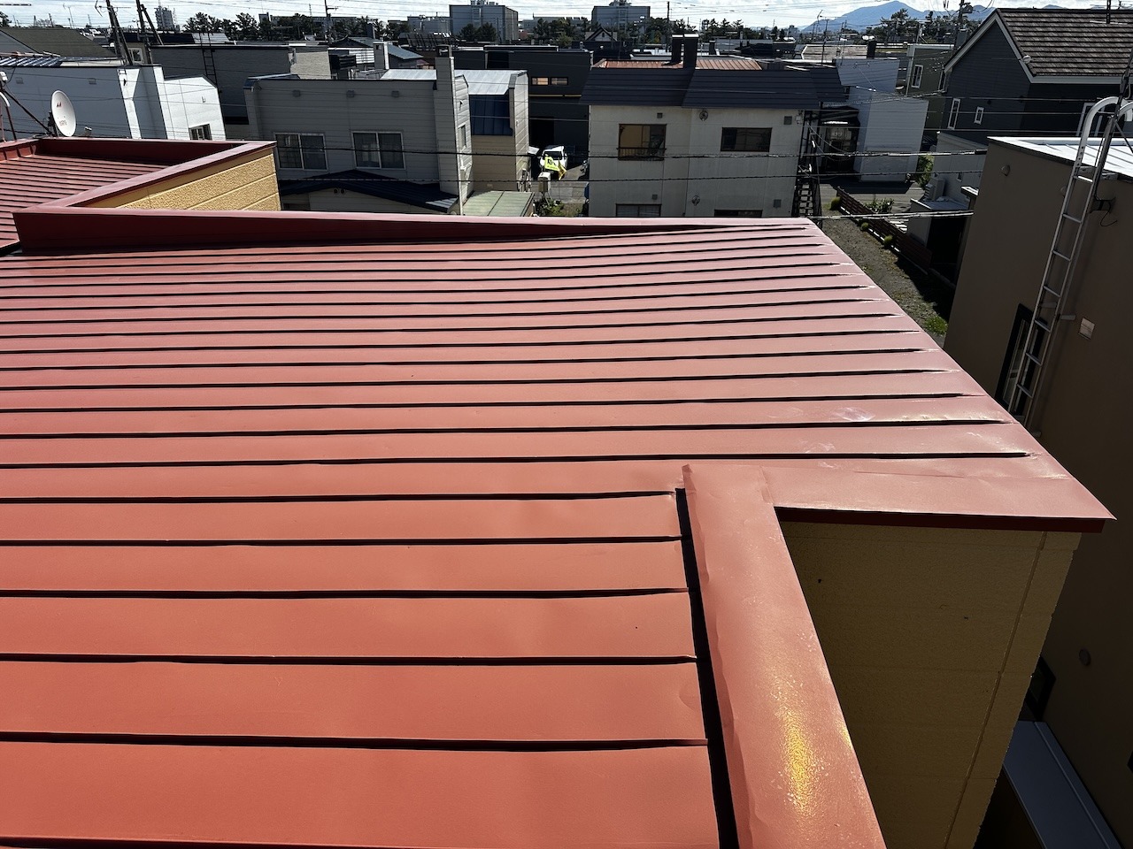 屋根の入り組んだ部分・施工前。