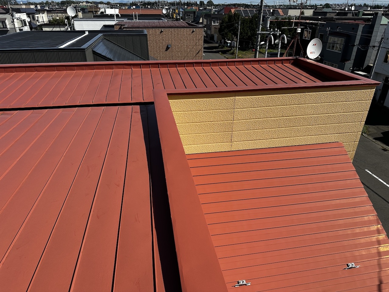 建物内側の立ち上がり・施工前。